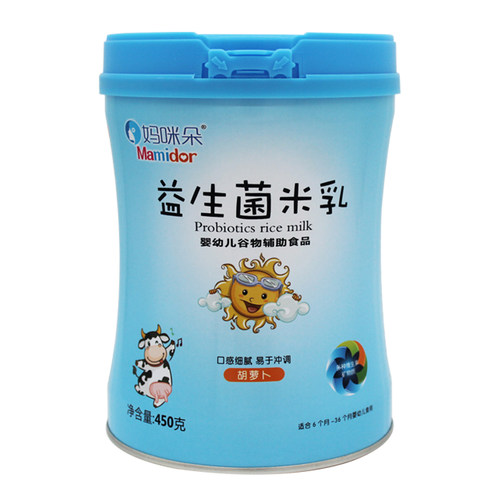 妈咪朵益生菌米乳婴幼儿辅食营养米粉米糊6-36月宝宝米乳450克 - 图3