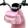 Green Apple Puppy Electric Vehicle Front Pocket Large Capacity Leather Battery Motorcycle Hanging Bag Storage Storage Bag for Women