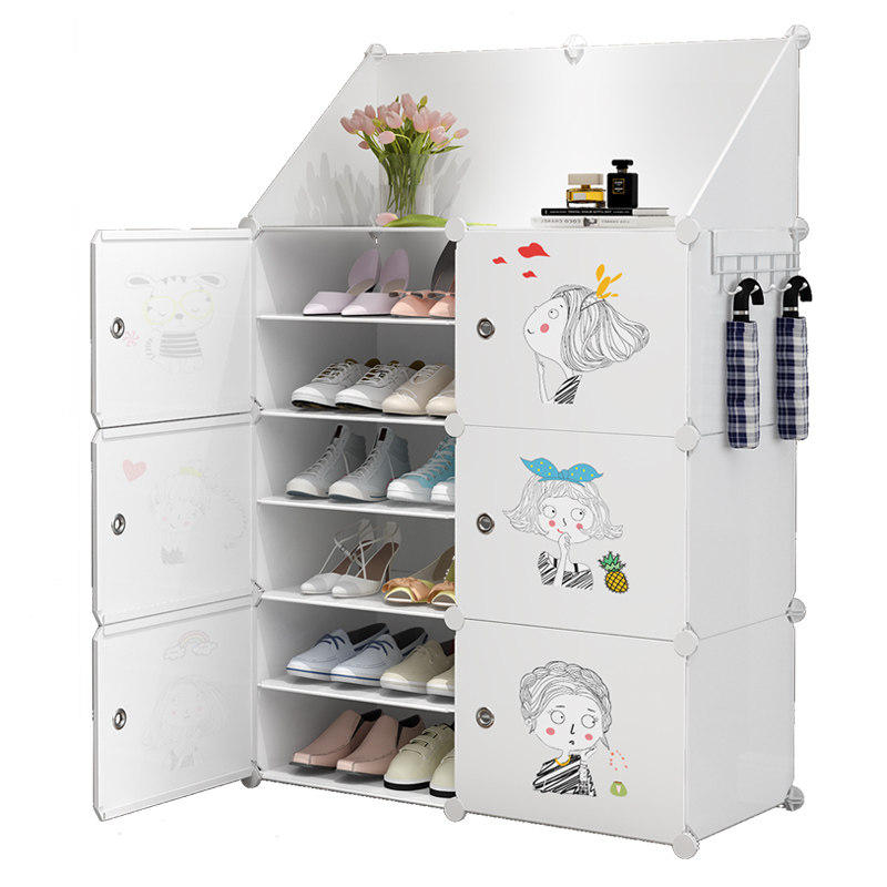 简易家用门口室内好看收纳鞋架子 守望者鞋架