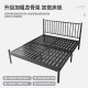 铁艺床加粗加厚单人床小户型铁架双人床简约现代出租屋宿舍公寓床