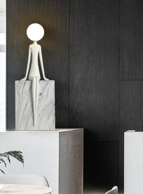 可定制落地人形雕塑摆件家居饰品