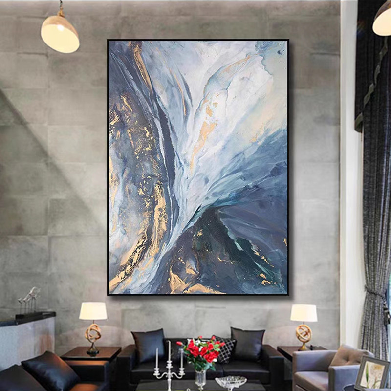 极简风格现代轻奢抽象客厅沙发背景墙璧装饰画玄关卧室挂画高级感