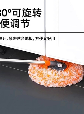 扫天花板灰尘神器向日葵伸缩拖把多功能屋顶家用墙面清洁打扫拖把
