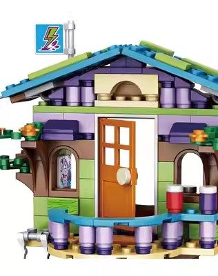 中国积木好朋友系列米娅的树屋41335儿童拼装玩具女孩子礼物10854