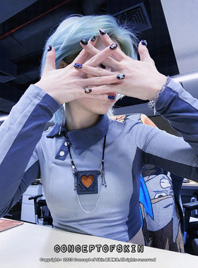 conceptofskin肌理概念 原创设计小众配饰多巴胺｜爱心插卡项链