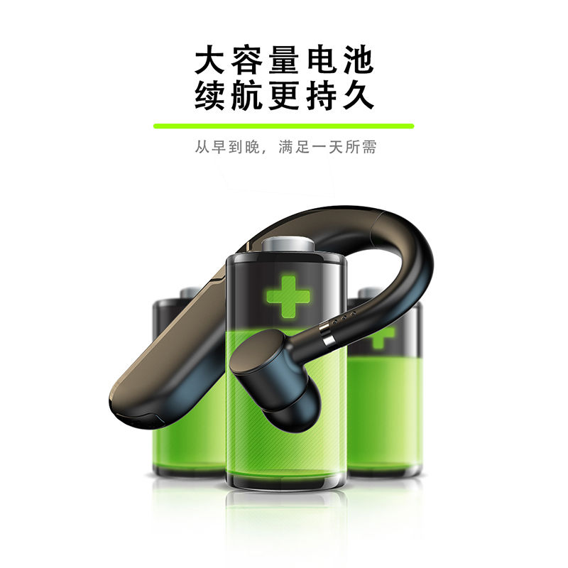 vivo华为无线挂耳式蓝牙耳机超长待机开车运动OPPO苹果安卓通用型 - 图1