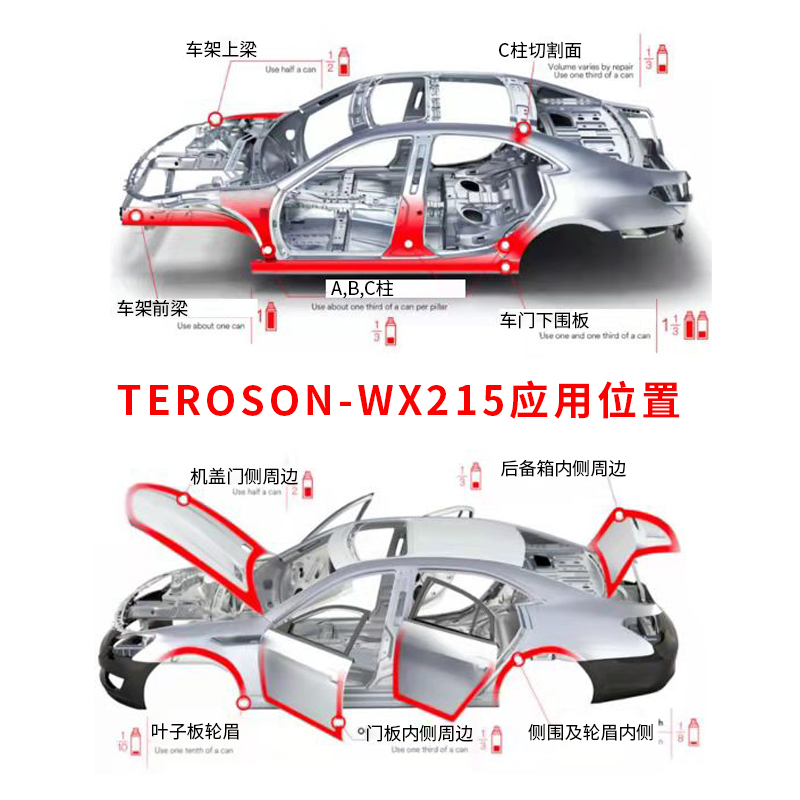 德国汉高WX215汽车空腔注蜡防腐蜡多功能保护内腔车门防锈蜡喷剂 - 图2