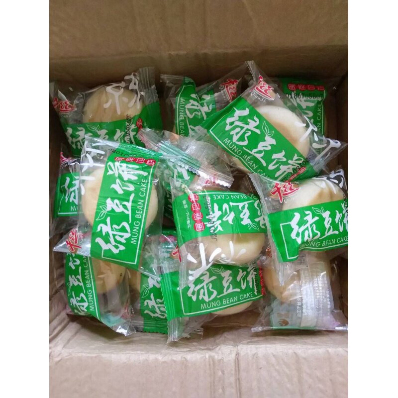 潮汕特产整箱500g厦门心品绿豆饼 良山谷珍传统糕点