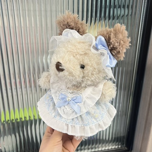 Jellycat玩偶着替little系列娃衣18cm小狗小兔小羊裙子春衣服套装-图0