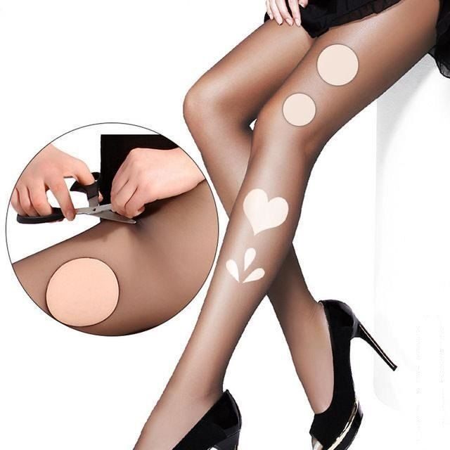 4条装比基尼夏季性感隐形袜连裤袜 呼噜城连裤袜/打底袜