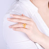 Hong Kong jewelry 999 gold women's ring
