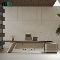 President Desk Chair Combination Light Extravagant Minimalist Modern High-end Atmosphere Boss Manager Office Big Bandae