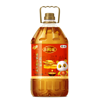 福临门老家土榨风味花生油5.43L
