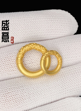 古法24k工艺黄金色文玩定海神针