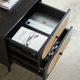 Solid wood rattan bedside table bedroom cabinet