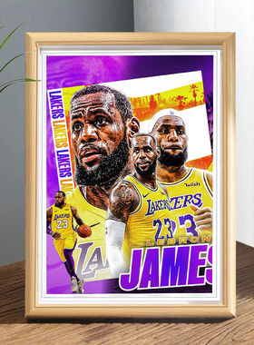 NBA篮球星勒布朗詹姆斯周边相框
