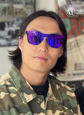 SKULLRIDER金属全镜太阳眼镜