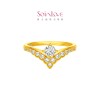 Chow Tai Fook SOINLOVE Fairy Star series Fairy Star pure gold gold diamond ring VRU235