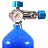 Кислородный цилиндр Медицинский портативный алюминиевый сплав вентилятор использует домашний малый кислород -поглощающий резервуар, сначала -Клапан снижения давления на открытом воздухе