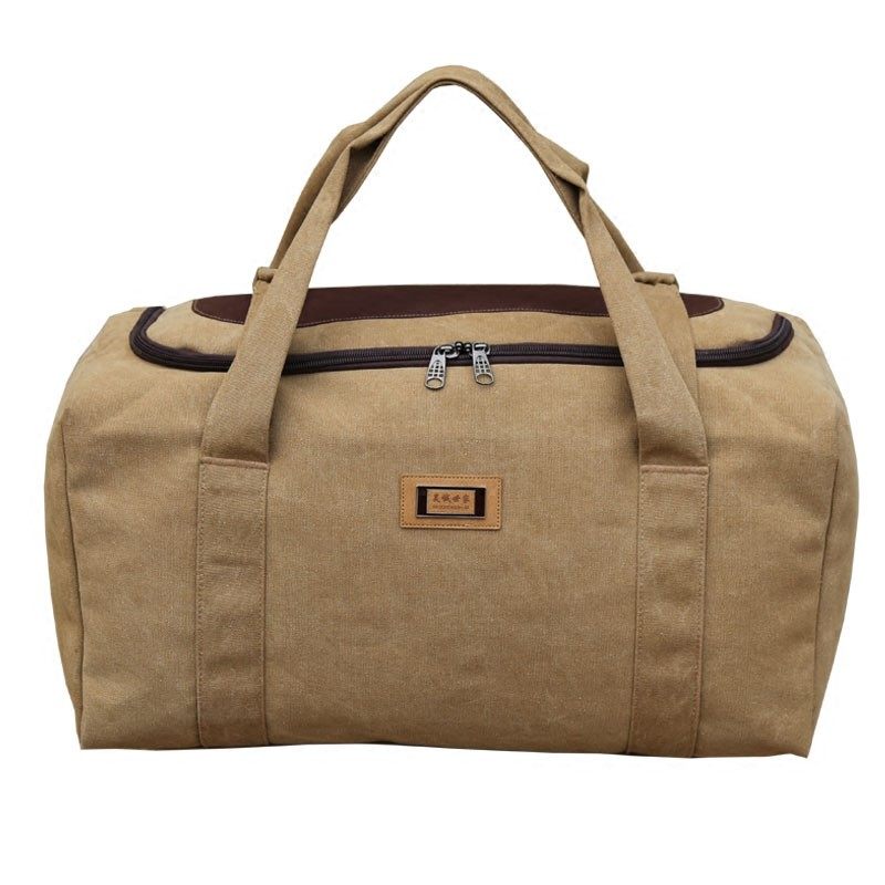 加厚帆布男女行李袋大容量袋旅行包 瑶妃旅行袋