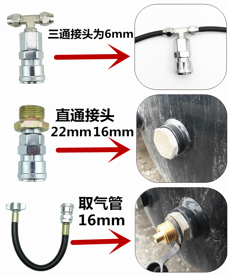 货车吹尘枪吹灰尘抢吹气炝套装车载取气高压吹风抢车用驾驶室气管 - 图1