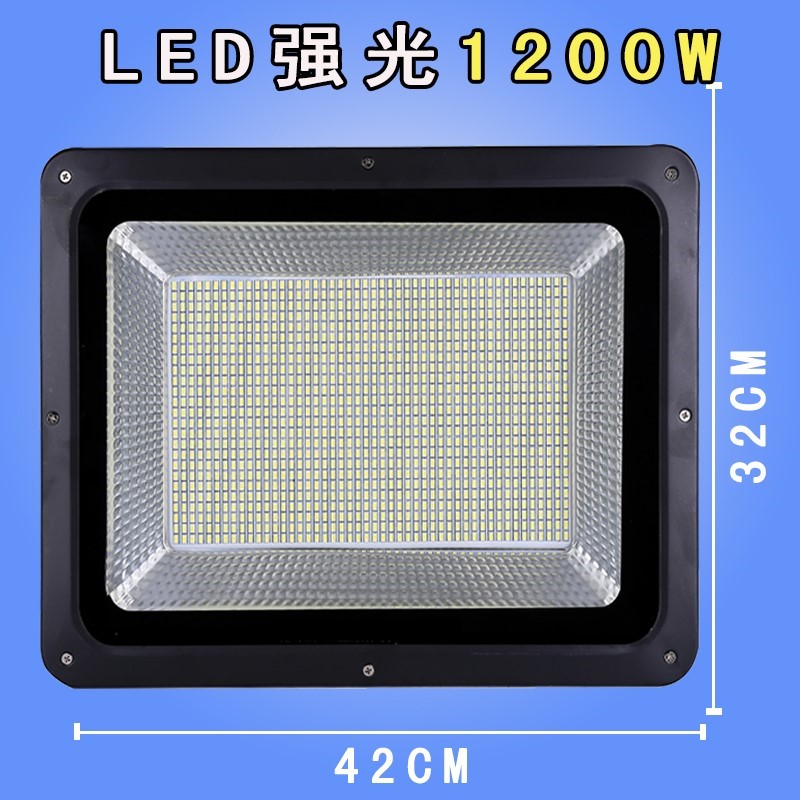 超亮低压12V24V探照灯户外船用电瓶36V48伏直流强光照明LED投光灯-图1