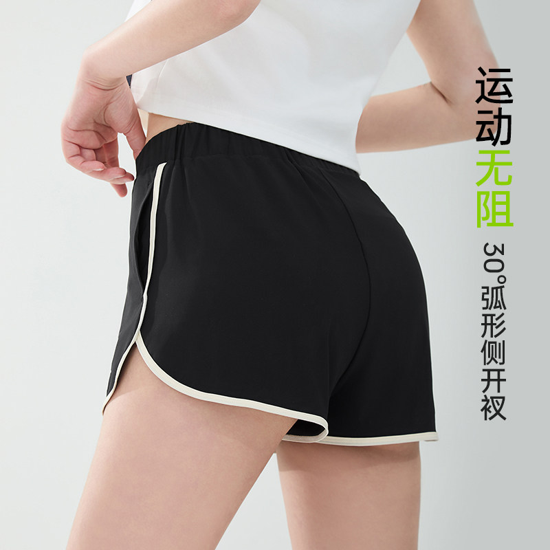 SKYHAND运动短裤女速干夏季薄款健身跑步三分五分裤2026新款外穿 步夏实拍商品图