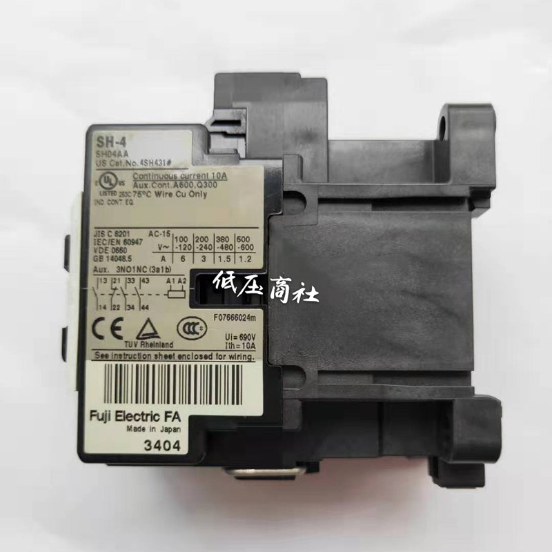 Sh 4 全新富士原装进口接触器式中间继电器SH-4 SH-4/G AC/DC110V 220V_虎窝淘