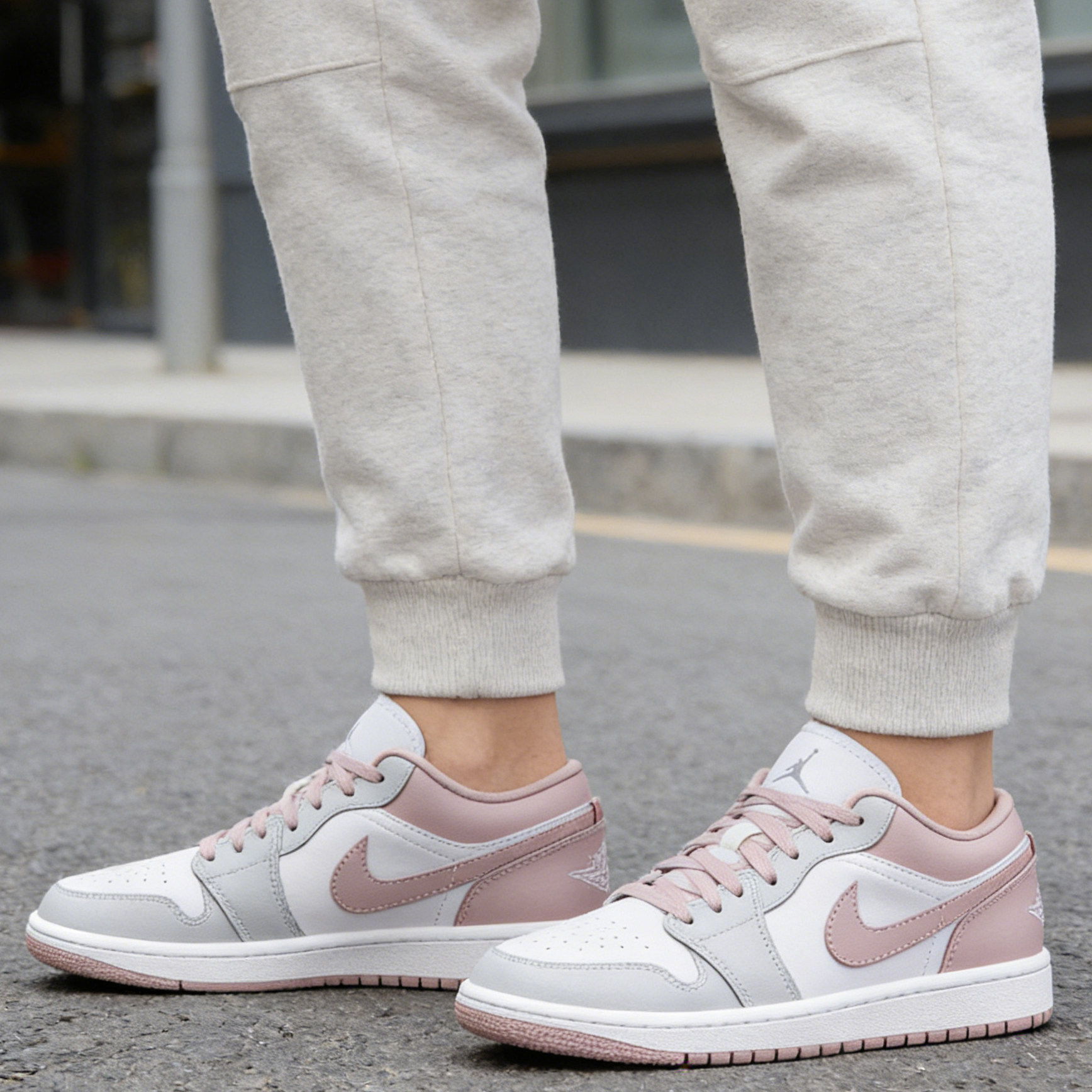 耐克nike正品女鞋官方旗店aj1低帮休闲板鞋少女玫红休闲鞋DC0774,淘宝优惠券,粉丝福利购,淘宝优惠卷