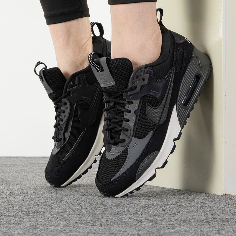 nike耐克官方女鞋AIRMAX90FUTURA运动鞋正品气垫跑步鞋DM9922-003 - 图0