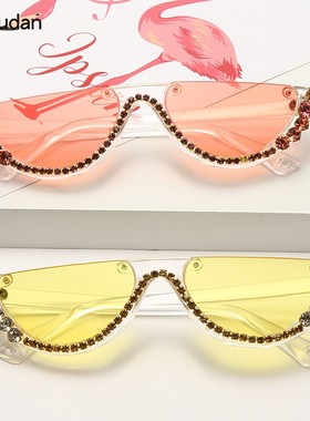眼镜新款个性风夸张镶钻太阳镜