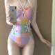 2025 new sexy hollow one-piece halterneck swimsuit for women