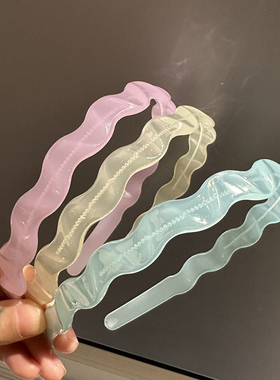 甜美可爱带齿防滑碎发发箍