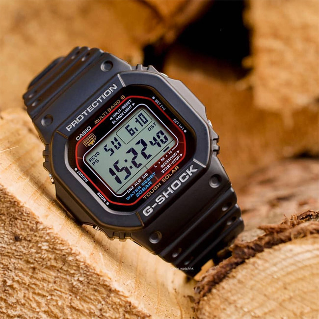 卡西欧G-SHOCK复古小方块电波方形手表男GW-M5610-1 BB RB-4 - 图2