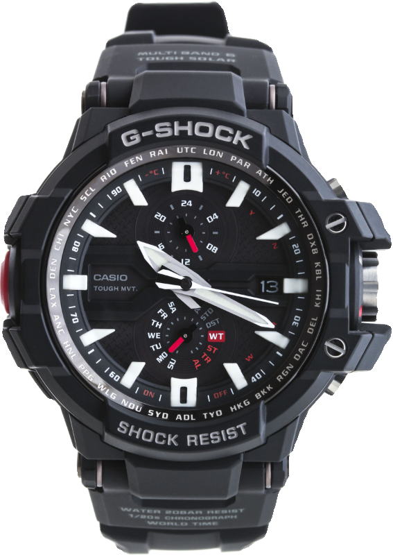 卡西欧G-SHOCK老空霸太阳能电波运动手表男GW-A1000-1A - 图3