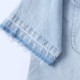ເສື້ອຍືດແຂນສັ້ນ denim ຂອບດິບ