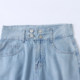ຊັກຜ້າຝ້າຍຂາກວ້າງ jeans ພາກຮຽນ spring ແລະດູໃບໄມ້ລົ່ນຄົນອັບເດດ: ແມ່ຍິງໃຫມ່ ແອວສູງ zipper ປຸ່ມກົງບາງໆ 33362
