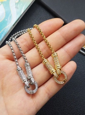 不掉色佛牌唐卡挂绳唐卡高档项链