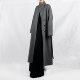 Jieyu JIEYU high collar lace-up double-sided wool long coat