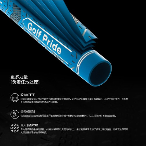 高尔夫握把GOLF PRIDE PLUS4原装棉线巡回赛防全天候滑铁木杆握把 - 图1