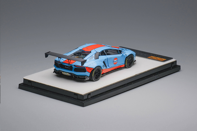 PGM 1:64 兰博基尼 LP700-4 AVENTADOR GULF 海湾 仿真汽车模型 - 图1