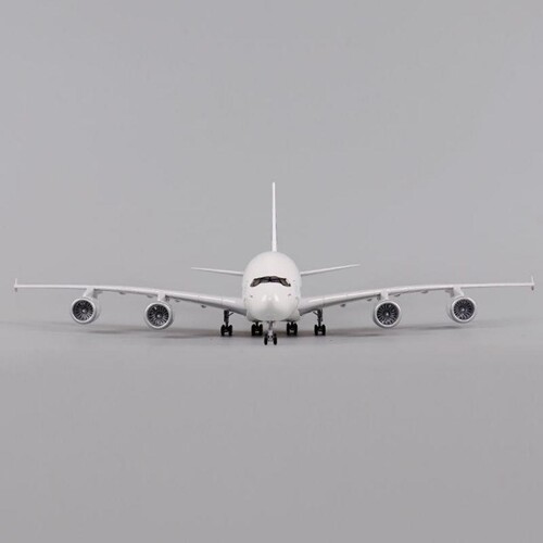 空客A380原型机南航波音B747带轮子合金带灯仿真飞机模型航模客机 - 图1