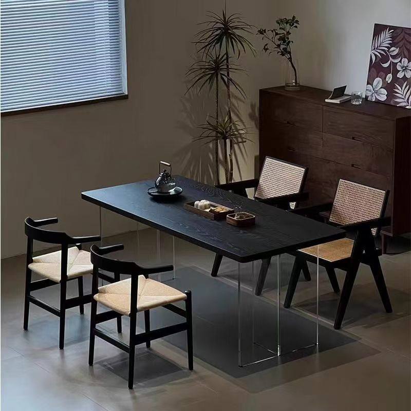 定制白蜡木碳化板黑色木板实木餐桌茶桌书桌桌面板红橡木大板桌板,淘宝优惠券,粉丝福利购,淘宝优惠卷