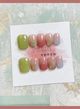 手工定制光疗美甲多巴胺调色盘