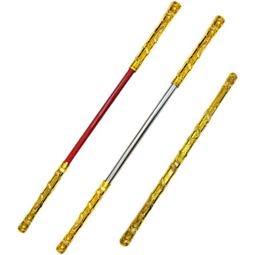 如意金箍棒儿童自动可伸缩收缩西游记齐天大圣孙悟空发光合金玩具-图3