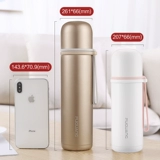 Детский стакан из нержавеющей стали, портативный вместительный и большой чайник для детского сада с гравюрой