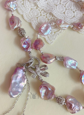 原创手作芙蓉花开系列之倾城项链