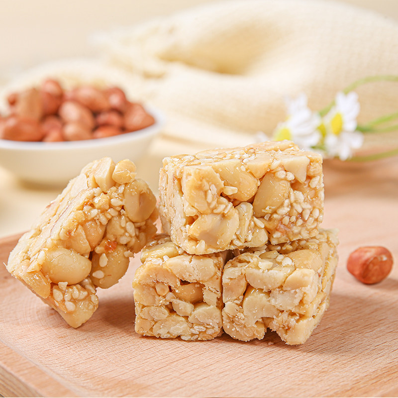 王老五花生酥糖原味椒盐508g芝麻糖小吃零食四川成都特产休闲食品