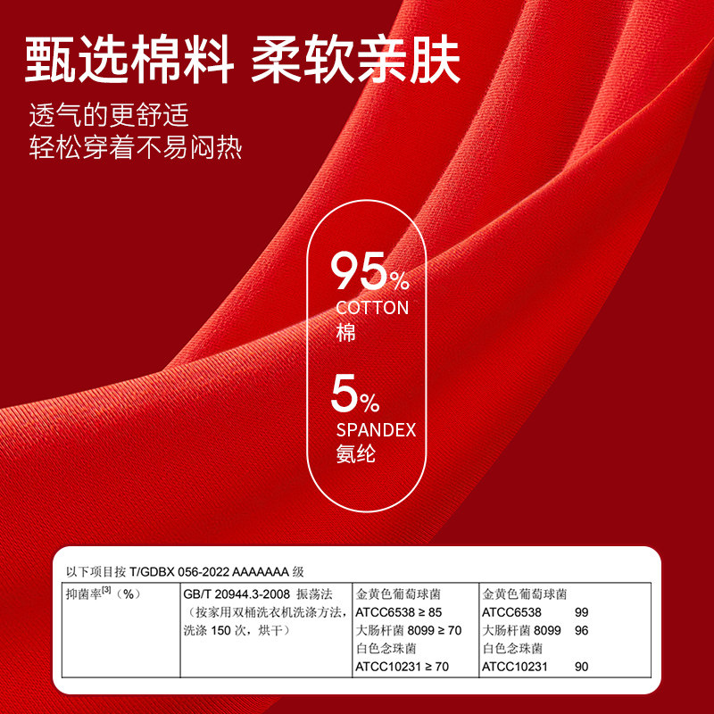 大嘴猴本命年男生内裤男士属蛇年红色纯棉四角裤男款结婚礼物短裤,淘宝优惠券,粉丝福利购,淘宝优惠卷