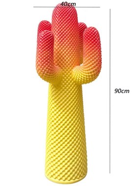 意大利品牌仙人掌衣帽架玻璃钢雕塑商场店铺客厅落地装饰品大摆件